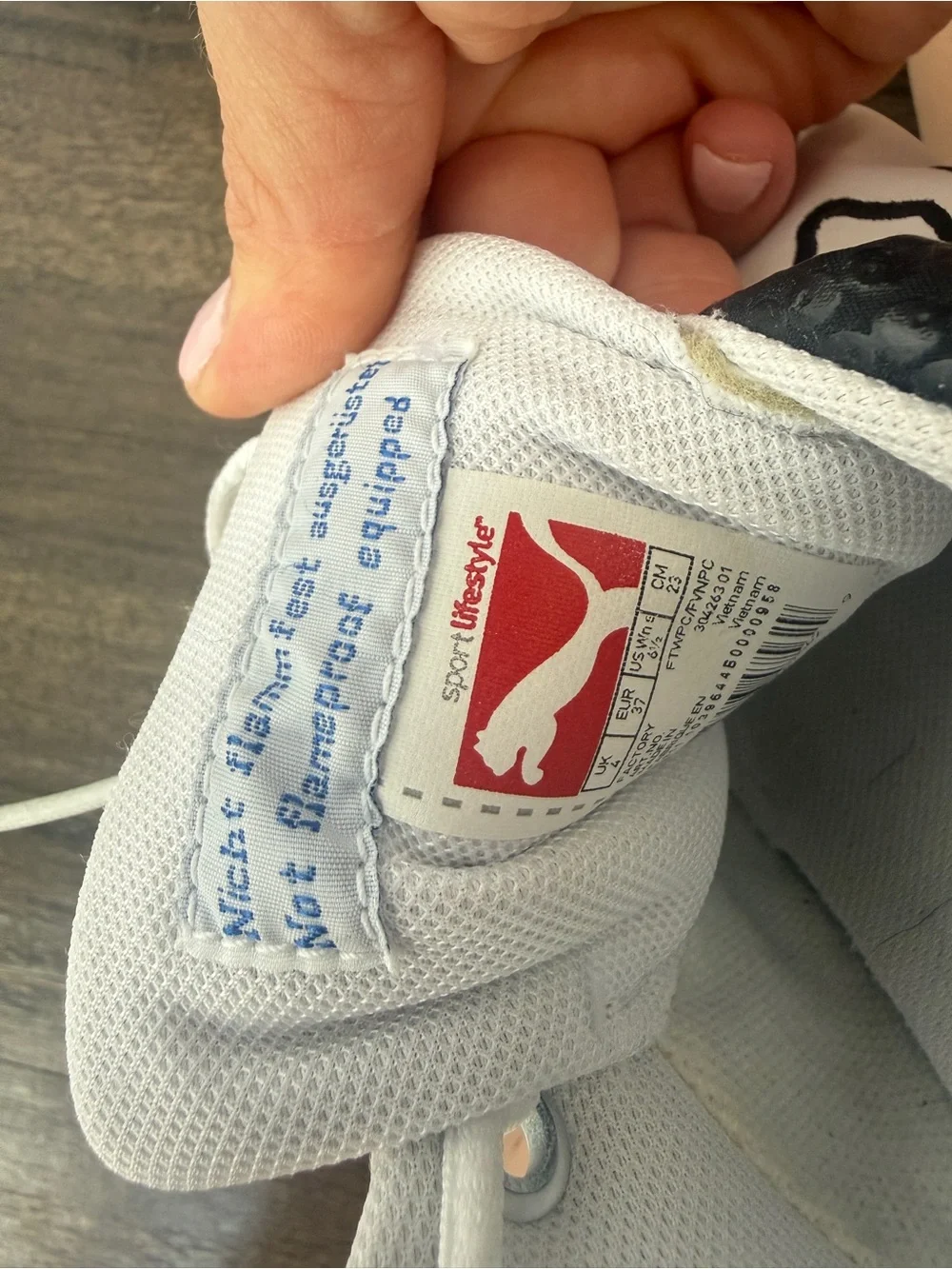 Puma Speedcat White & Black Leather Driving Shoes EU 37 - Picture 5 of 7